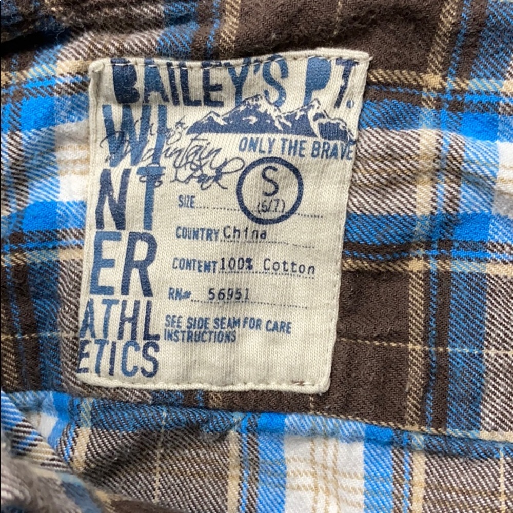 Boy’s Plaid Button Down Shirt size Small - Picture 2 of 2